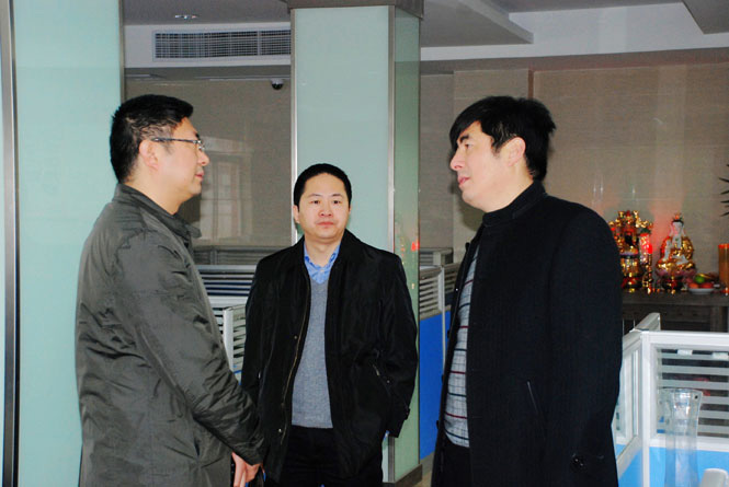 鹽城市經(jīng)信委、軟件園領導蒞臨鹽城思科檢查指導工作會議報道